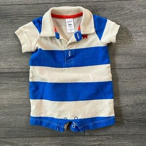 Carter’s Striped Polo Onesie